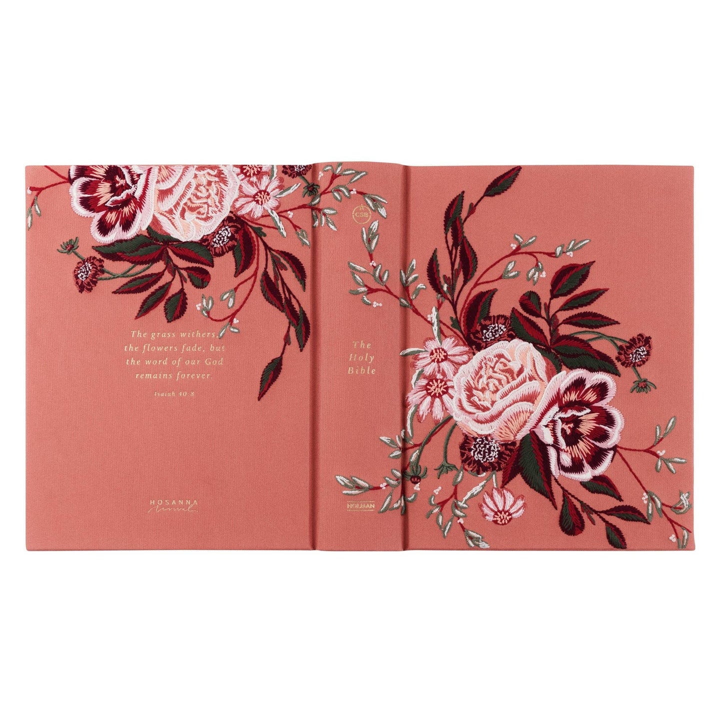 ‘Rosedal’ CSB Notetaking Bible – Blush Botanical