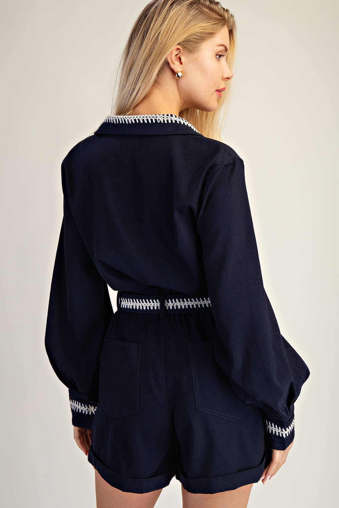 Stitched Grace Button-Down