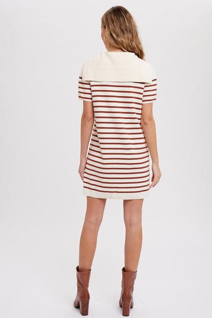 The Harbor Stripe Sweater Dress
