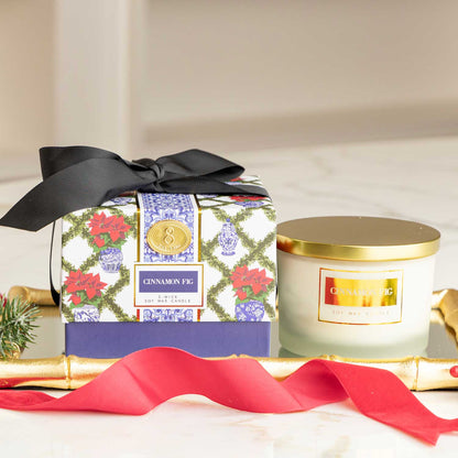 Cinnamon Fig 3-Wick Boxed Soy Wax Candle