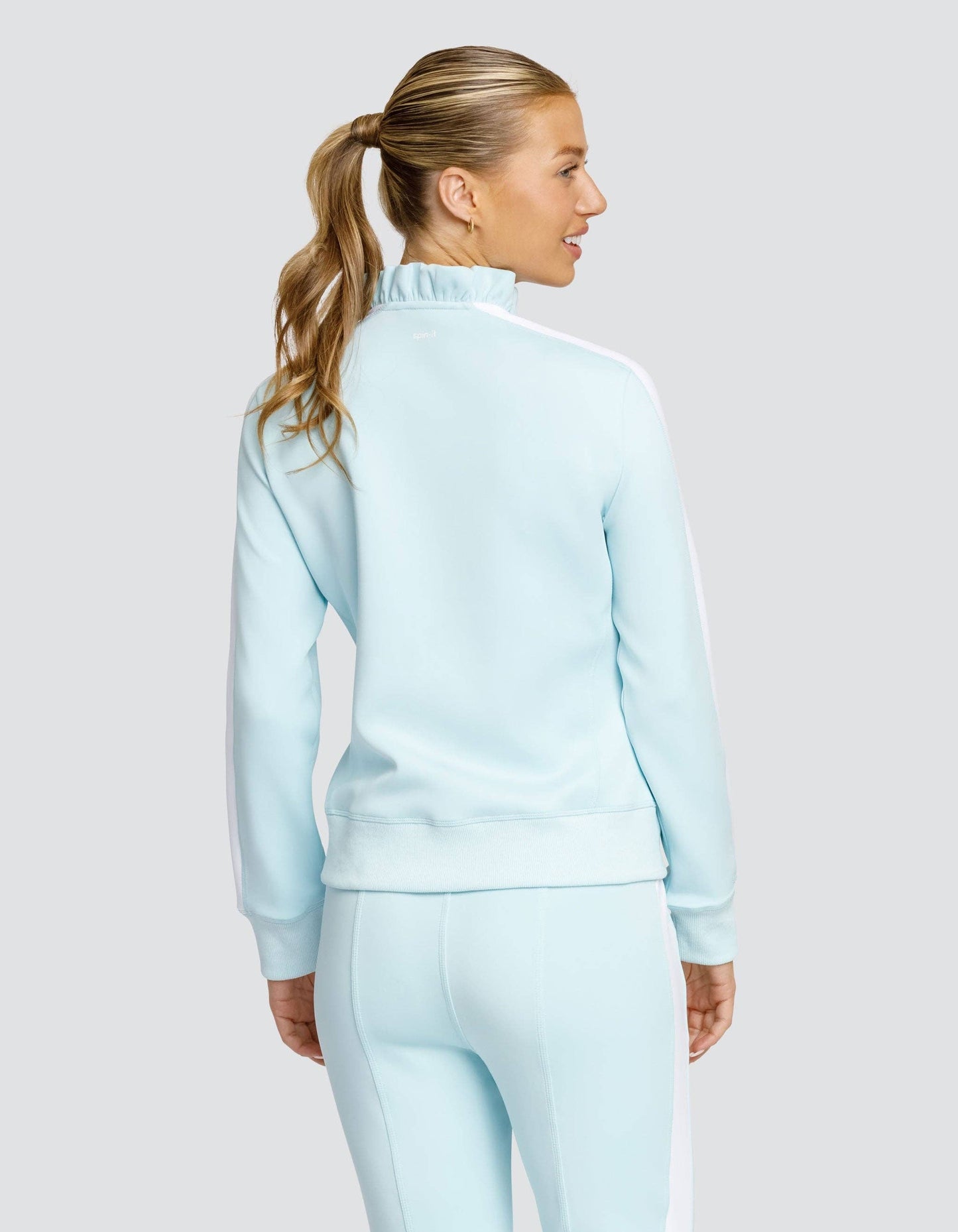 The Poppi Zip Front Jacket - Blue Glow