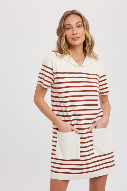 The Harbor Stripe Sweater Dress