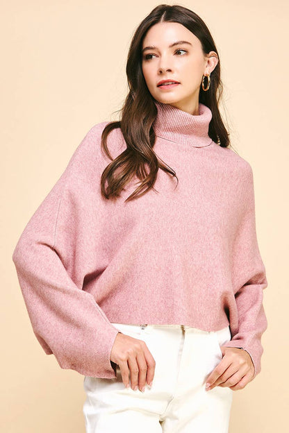 Emma Raglan Turtleneck Sweater