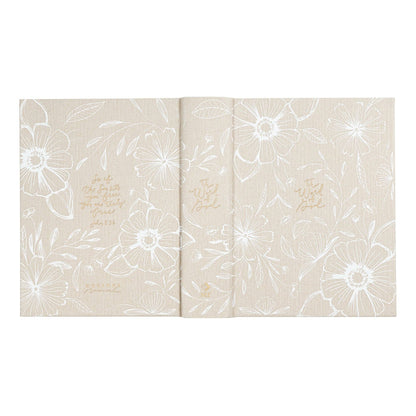 ‘Cordova’ NLT Notetaking Bible – Lace Ivory