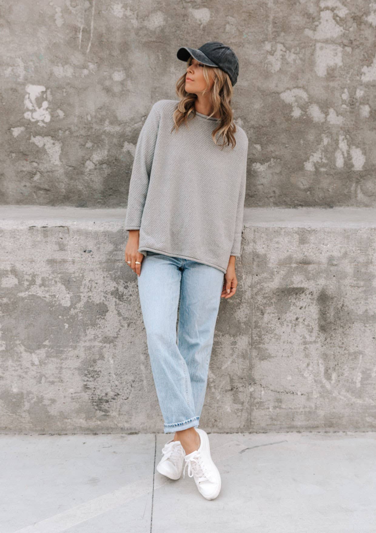 The Emerson Essential Pullover Sweater — Cement