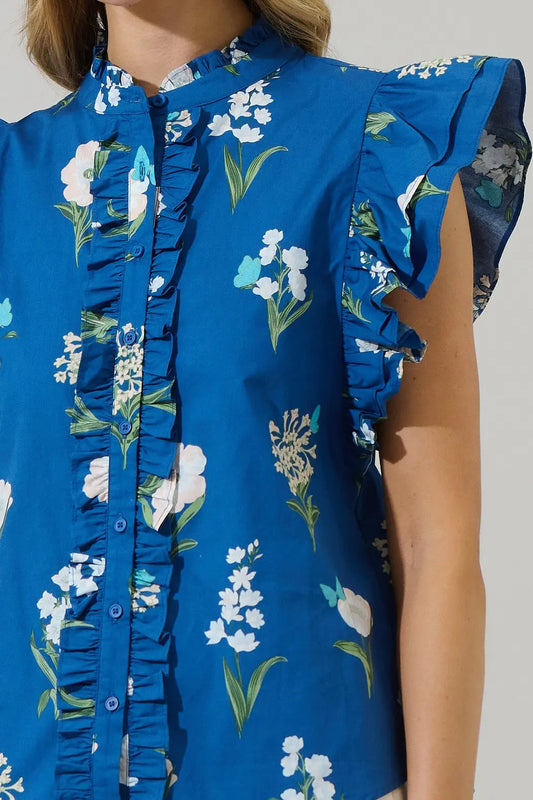 Alice Ruffle Top - Blouses