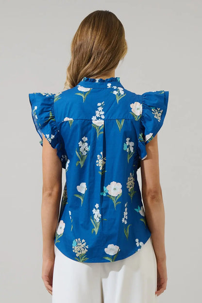 Alice Ruffle Top - Blouses