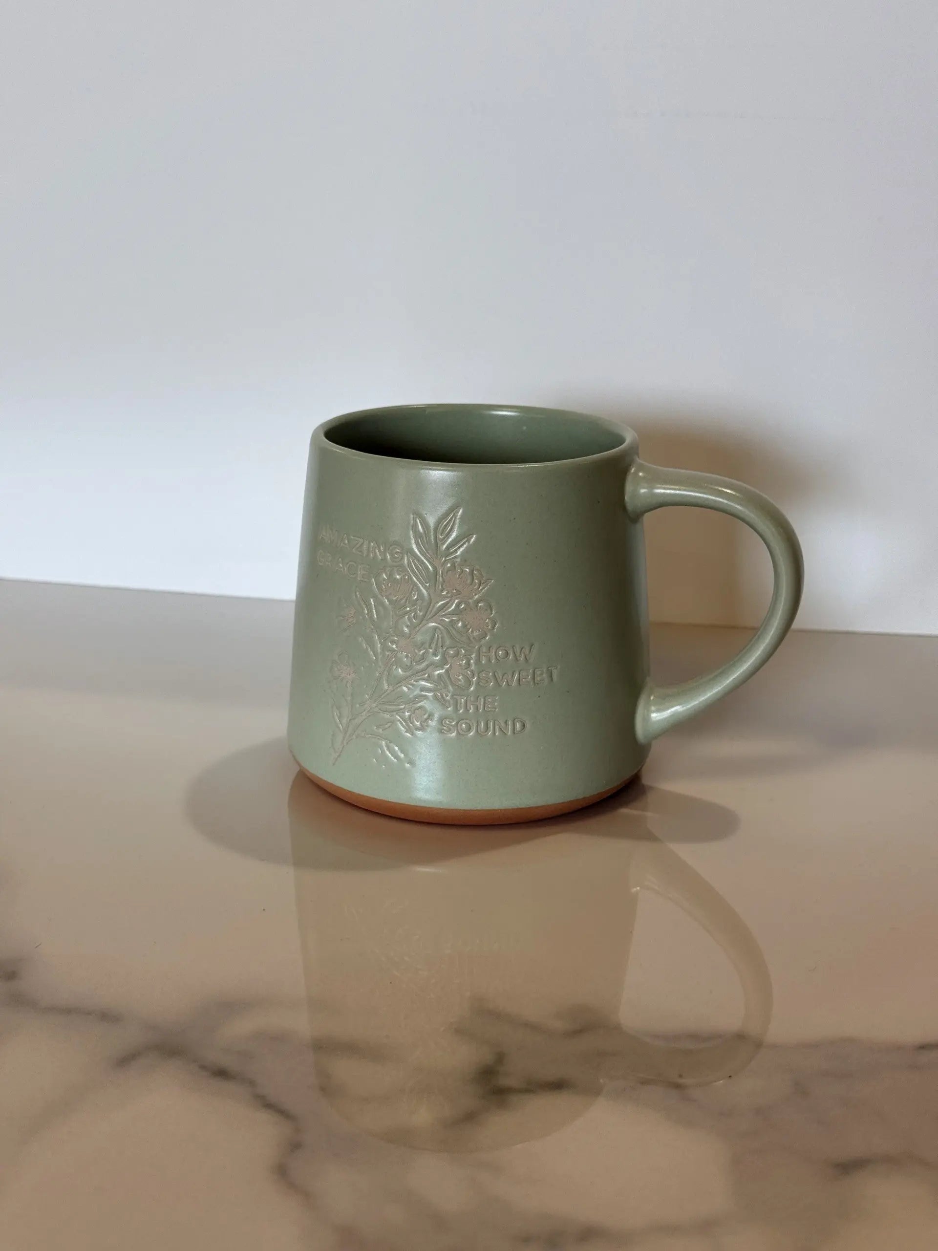Amazing Grace Floral Mug