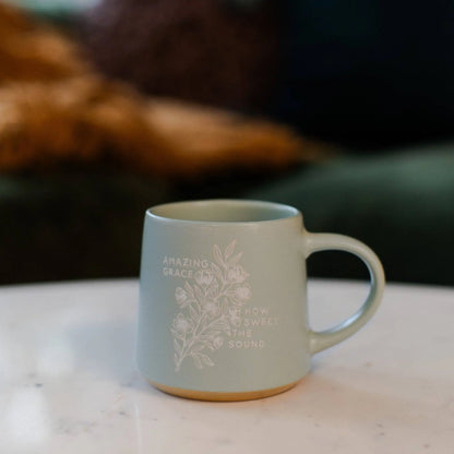 Amazing Grace Floral Mug - Gifts