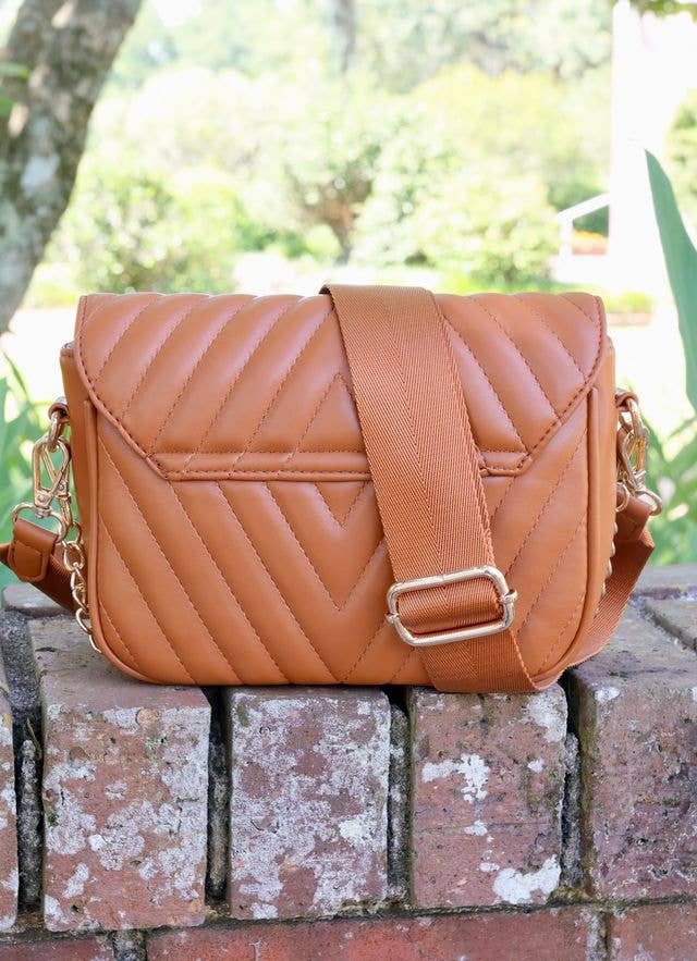 Angela Quilted Crossbody - Crossbody Bags