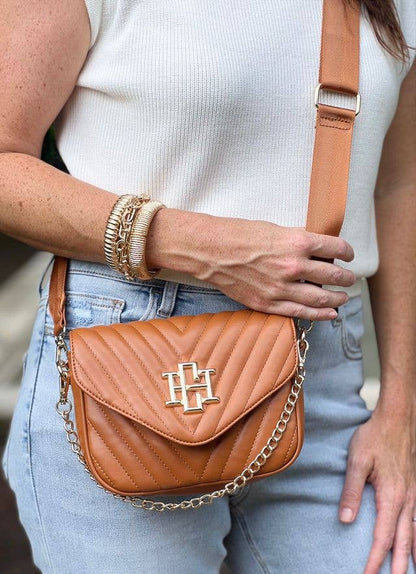 Angela Quilted Crossbody - Crossbody Bags