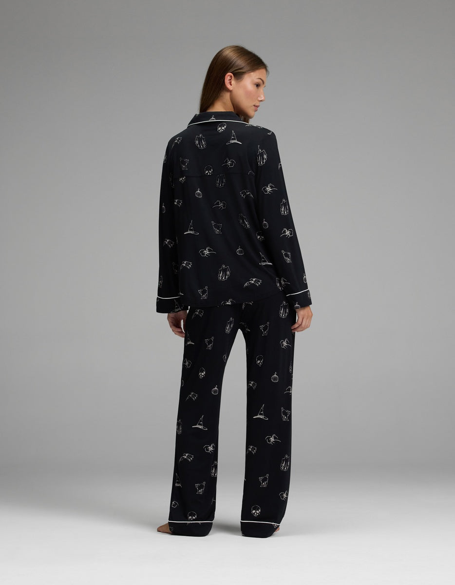Women's Bamboo Stretch-Knit Long Sleeve Pajama Set (Collective)
