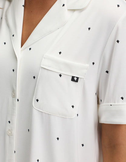 Women's Bamboo Stretch-Knit Short Sleeve Pajama Set (Collective)