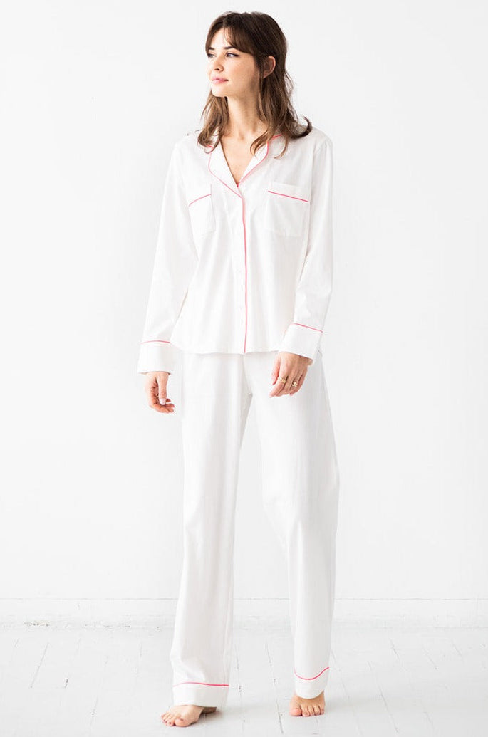 Classic Luxury Pajamas in Brushed Pima Cotton