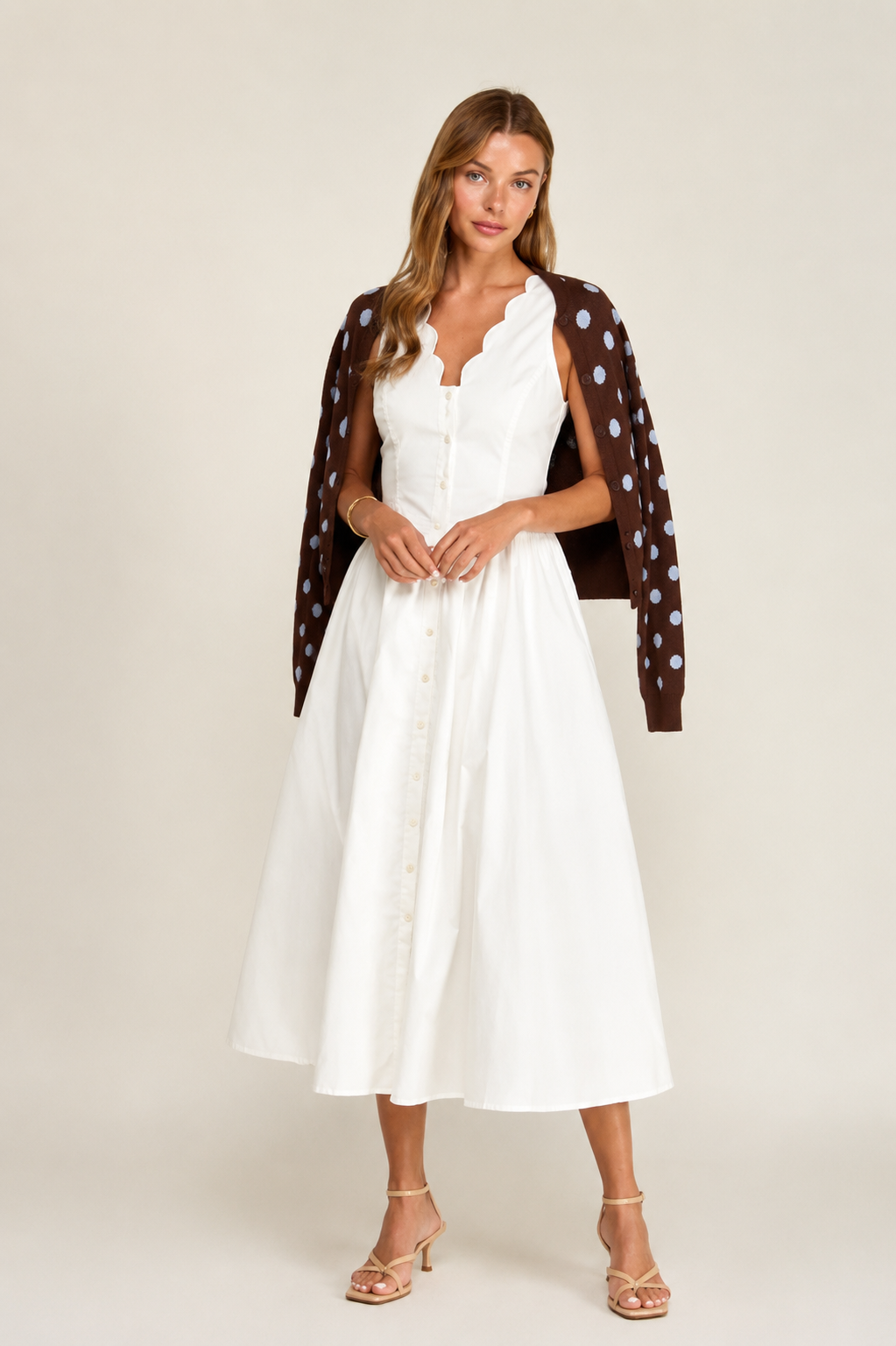 The Southampton Scallop Dress