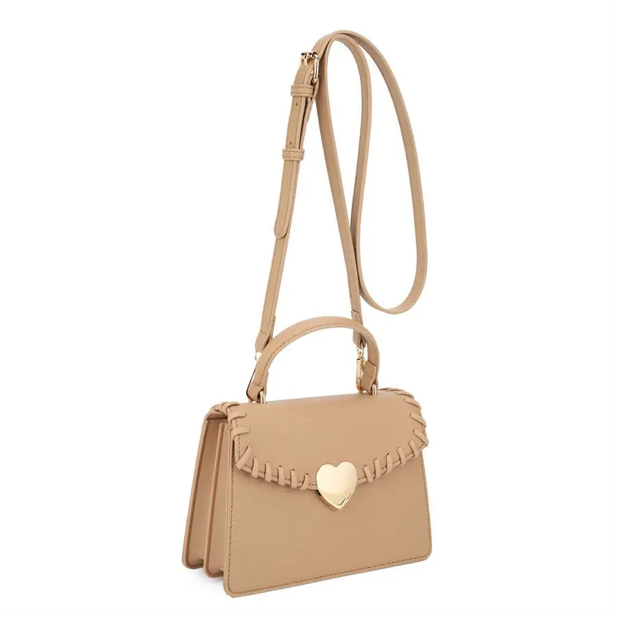 CHRISTINE FLAP SHOULDER BAG - White - Crossbody Bags