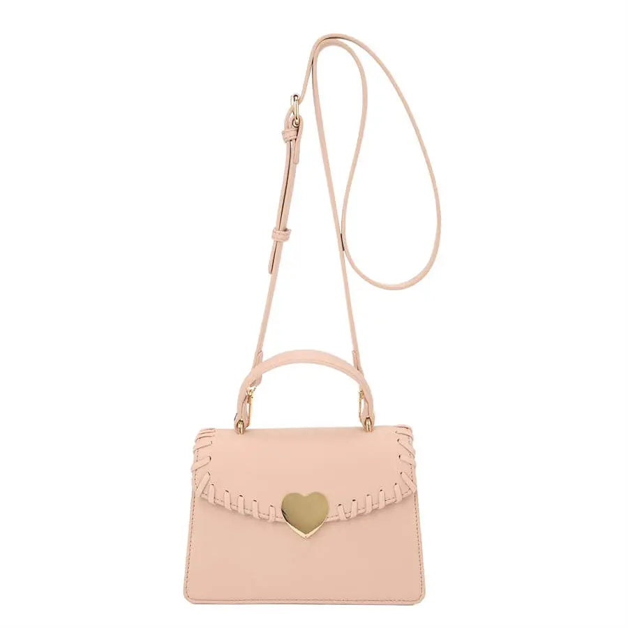CHRISTINE FLAP SHOULDER BAG - White - Crossbody Bags