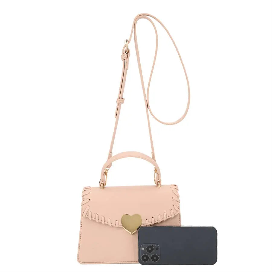 CHRISTINE FLAP SHOULDER BAG - White - Crossbody Bags