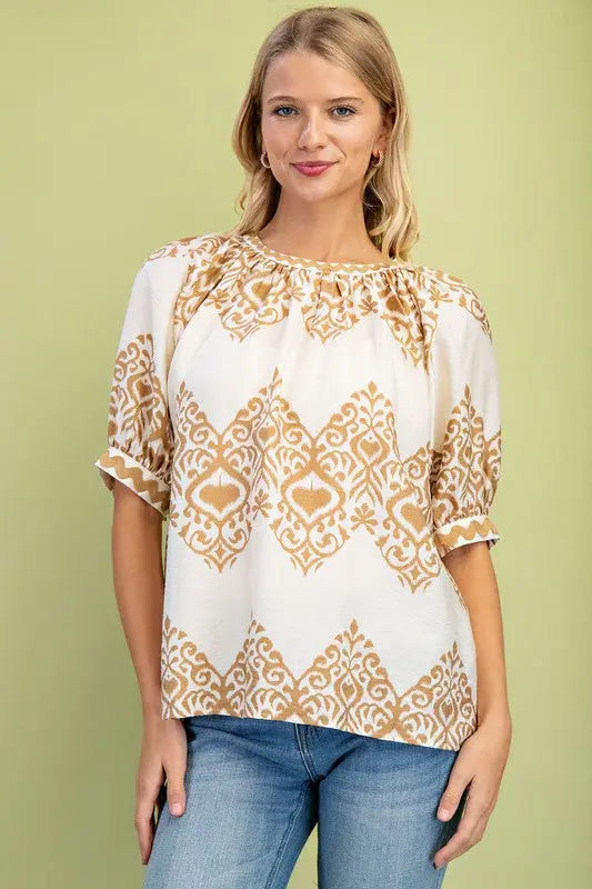 Callie Trim Detail Top - Tops
