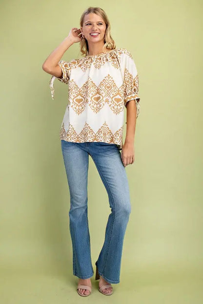 Callie Trim Detail Top - Tops