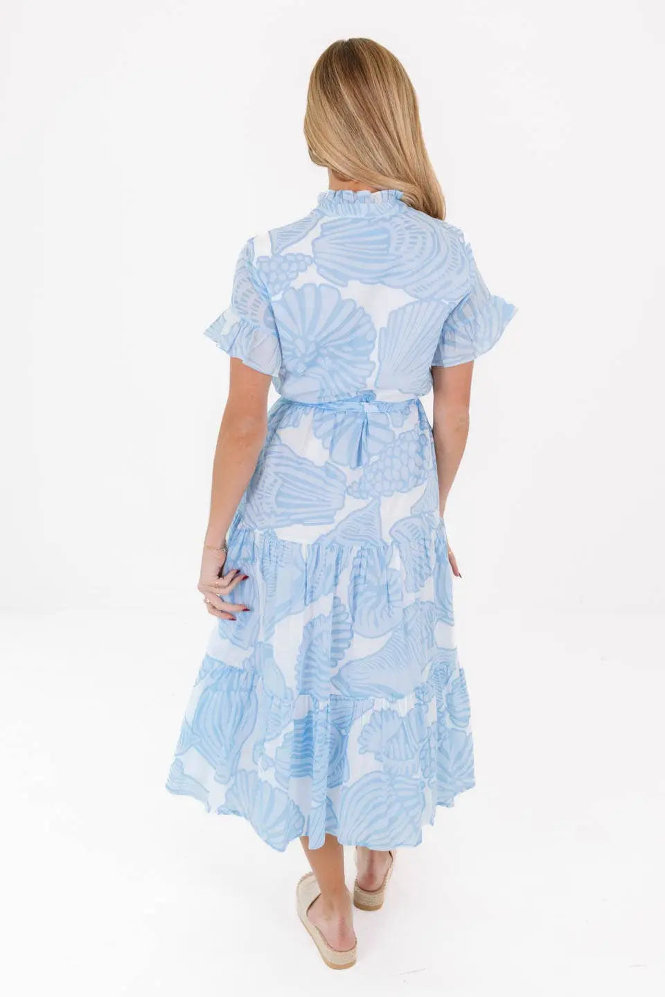 Charlotte Button Up Midi Dress - Dresses