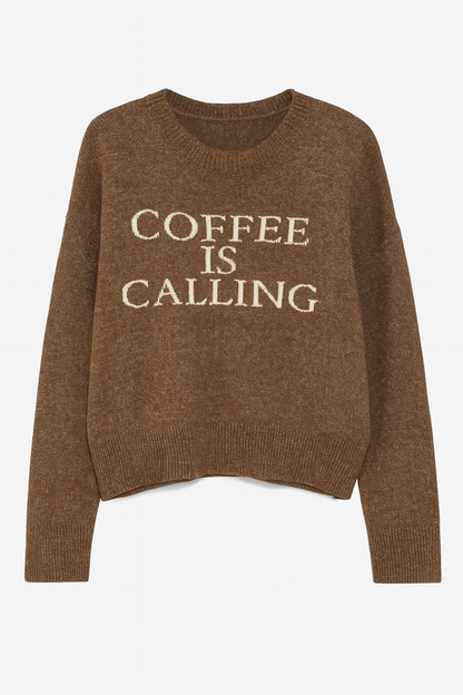Coffee Is Calling Sweater Alice & Elizabeth