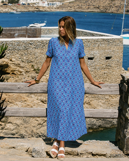 Sutton Printed Midi Dress