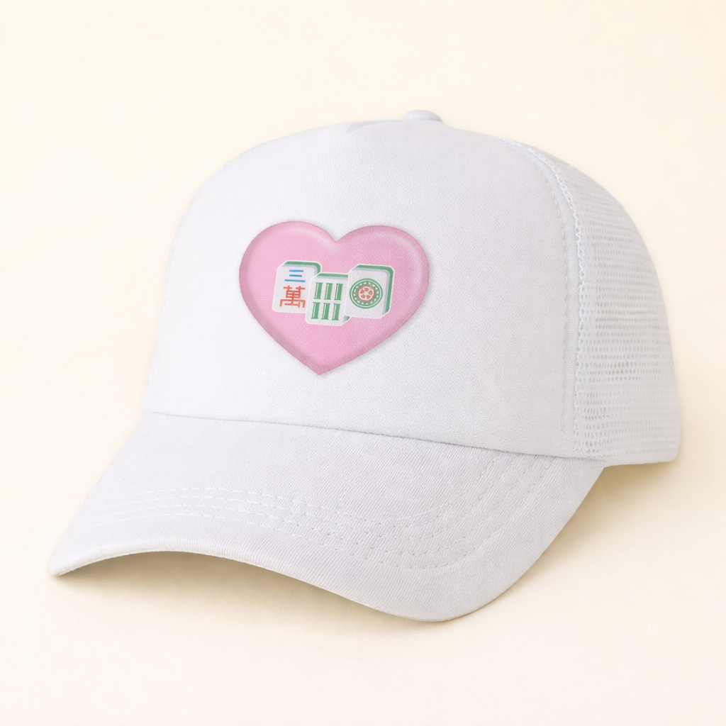 Toss Designs Lucky Tile Mahjong Hat featuring colorful playing tile patterns and a stylish, casual hat design.