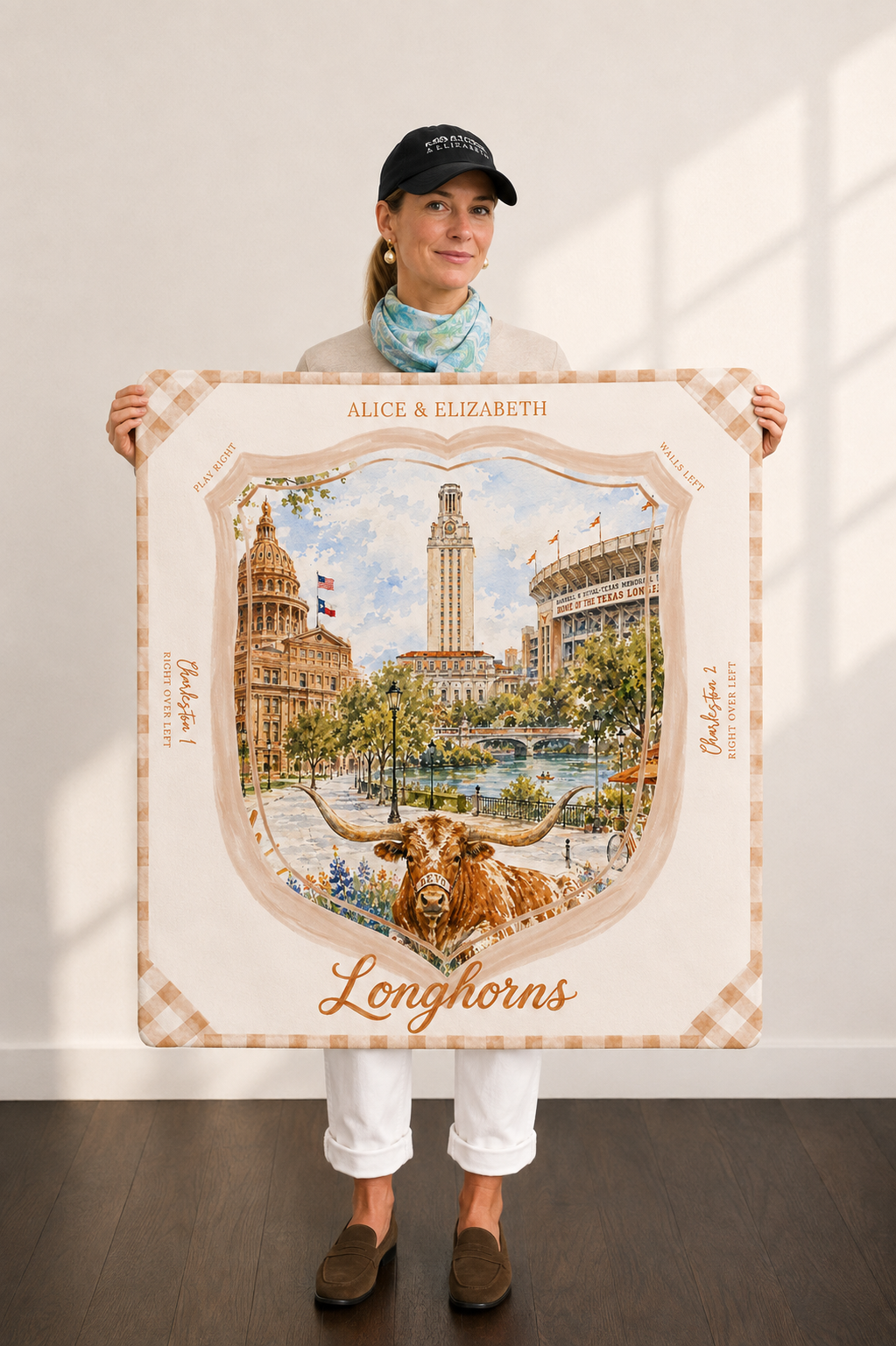 Longhorns Mahjong Mat