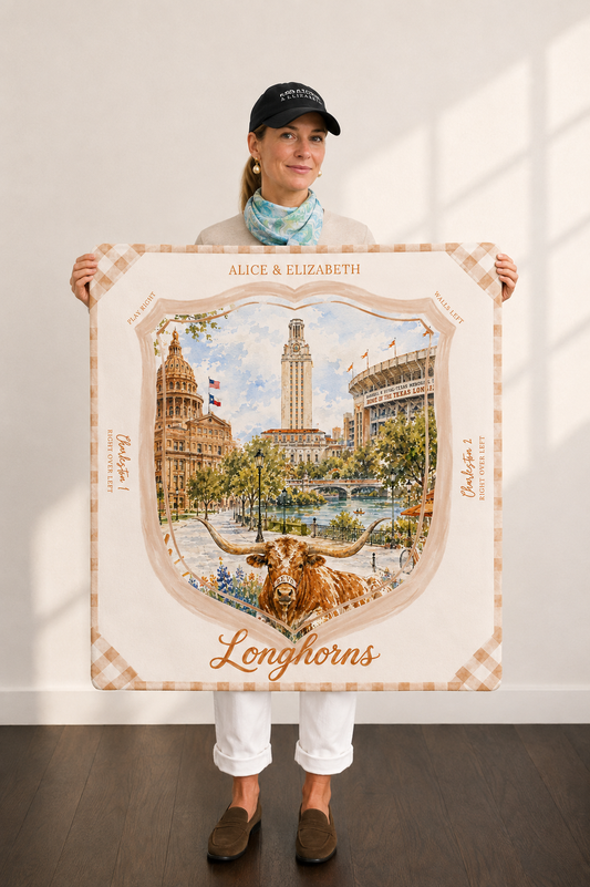 Longhorns Mahjong Mat