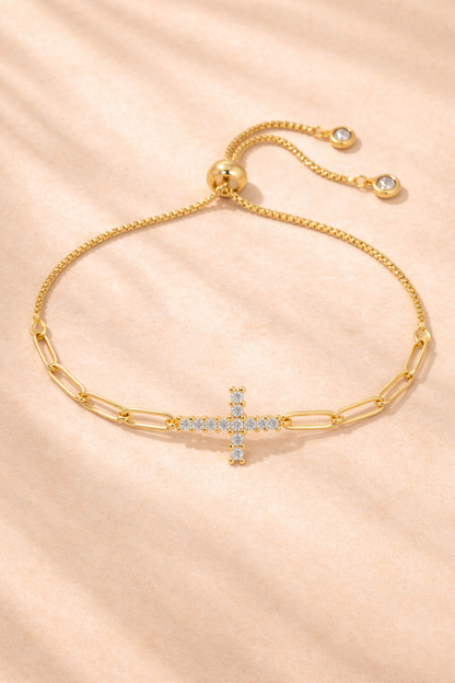 Cross Pulley Bracelet - Alice & Elizabeth