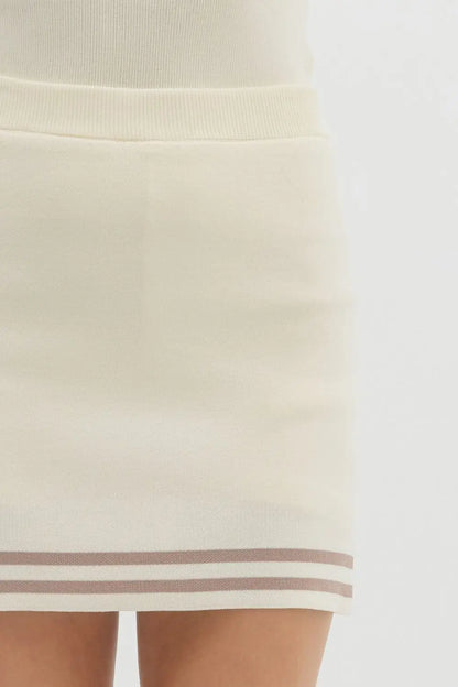 Elise High-Waisted Stretch Skort - Skorts