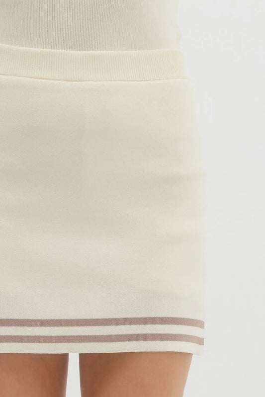 Elise High-Waisted Stretch Skort - Skorts