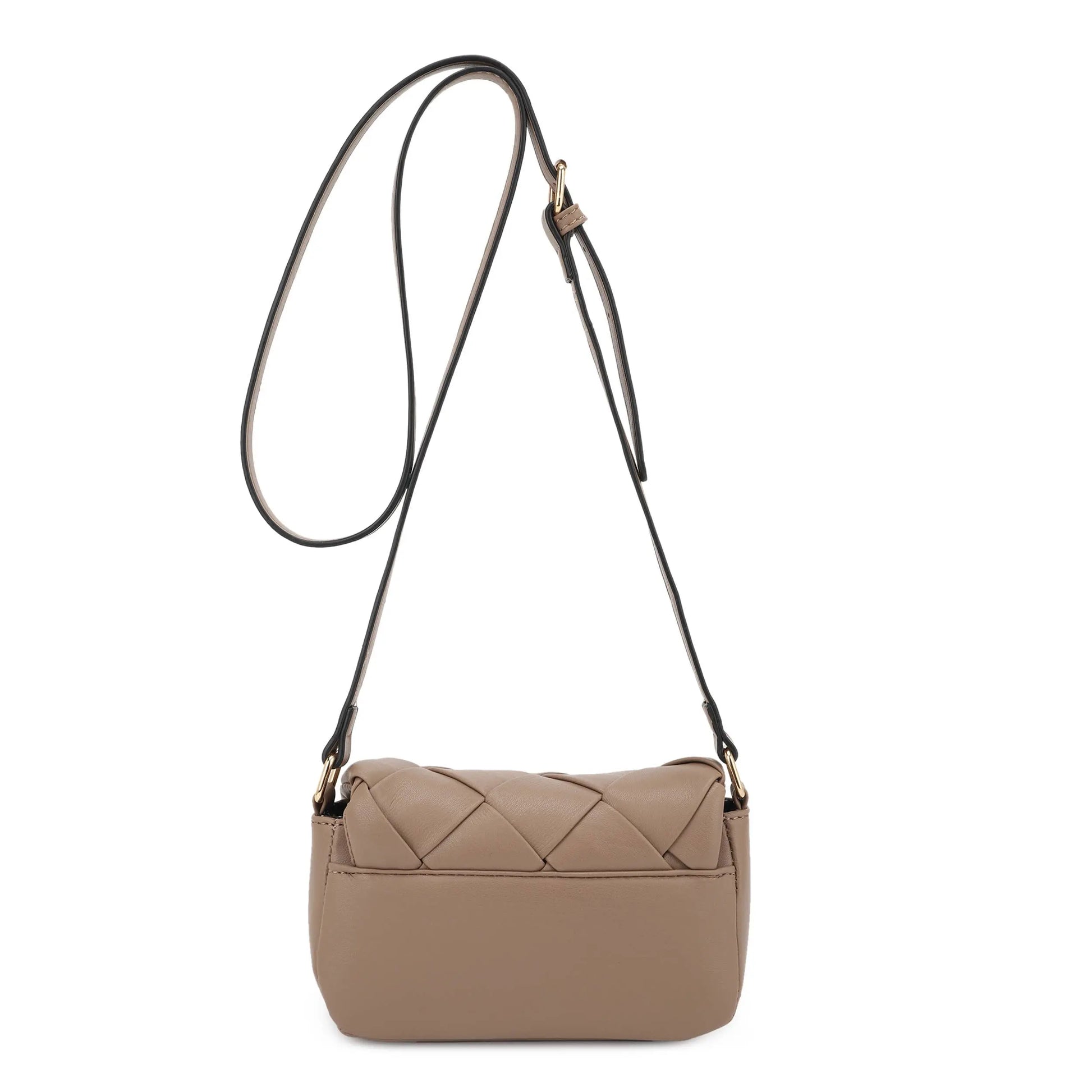 Emily Mini Woven Flap Crossbody Bag - Crossbody Bags