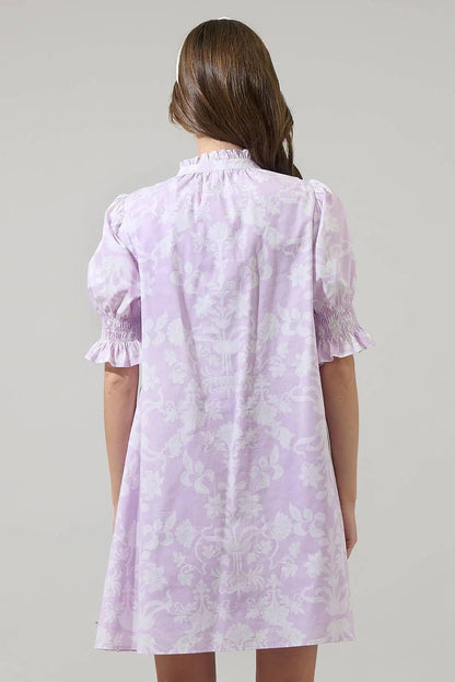 Emme Floral Hera Shift Mini Dress - Dresses