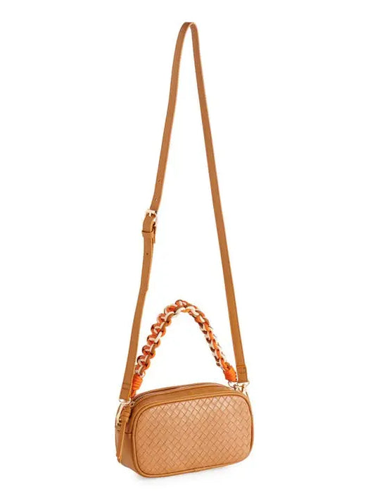 Frankie Camera Bag (Cognac Brown) - Crossbody Bags