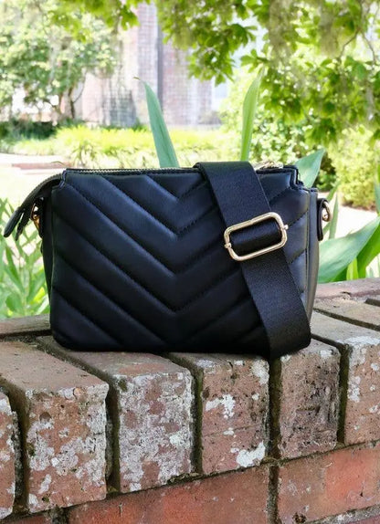 Jace Quilted Crossbody - Crossbody Bags