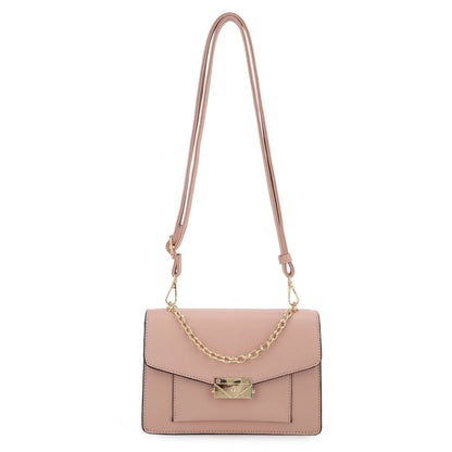 Kayla Urban Charm Crossbody Bag - Light Taupe - Crossbody Bags