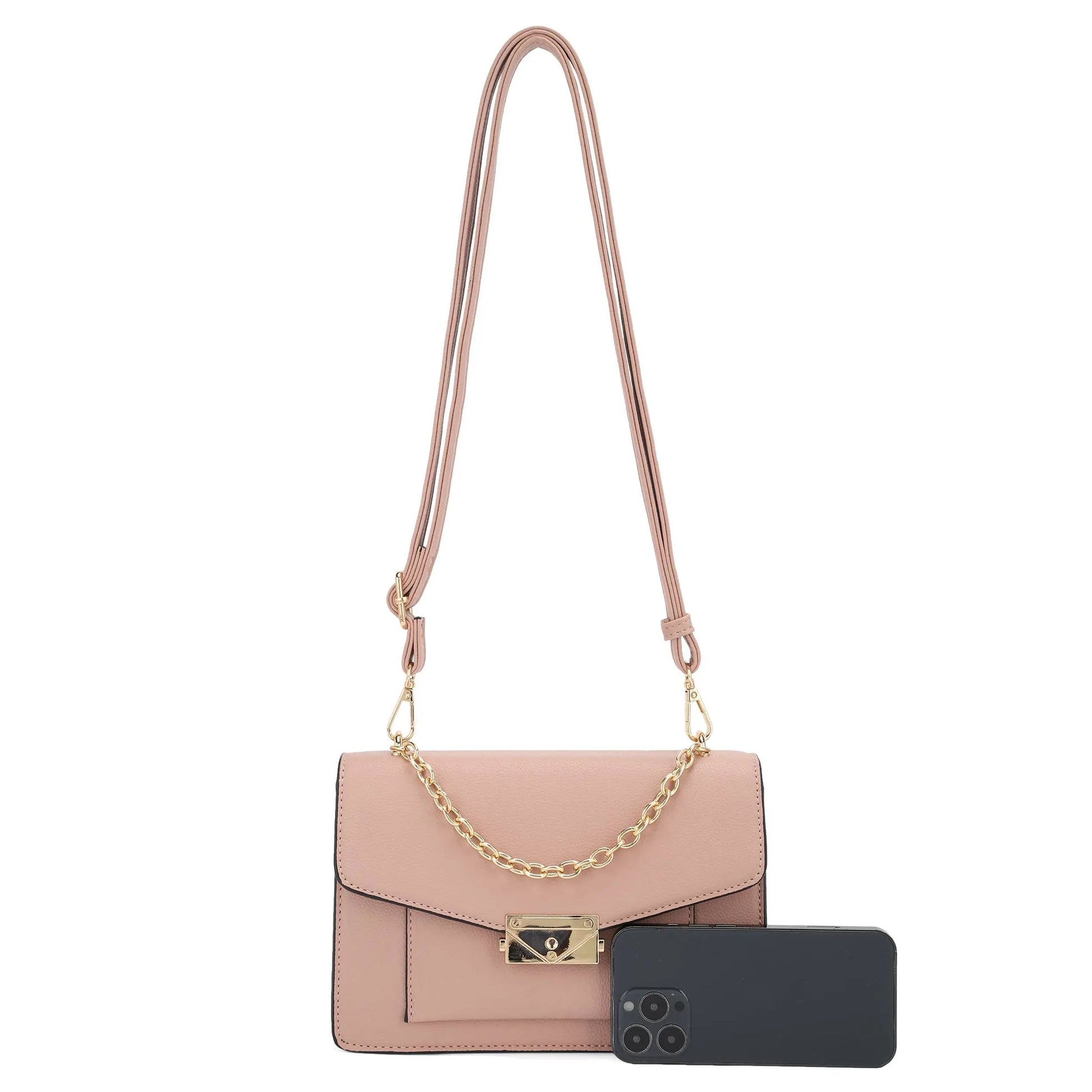 Kayla Urban Charm Crossbody Bag - Light Taupe - Crossbody Bags