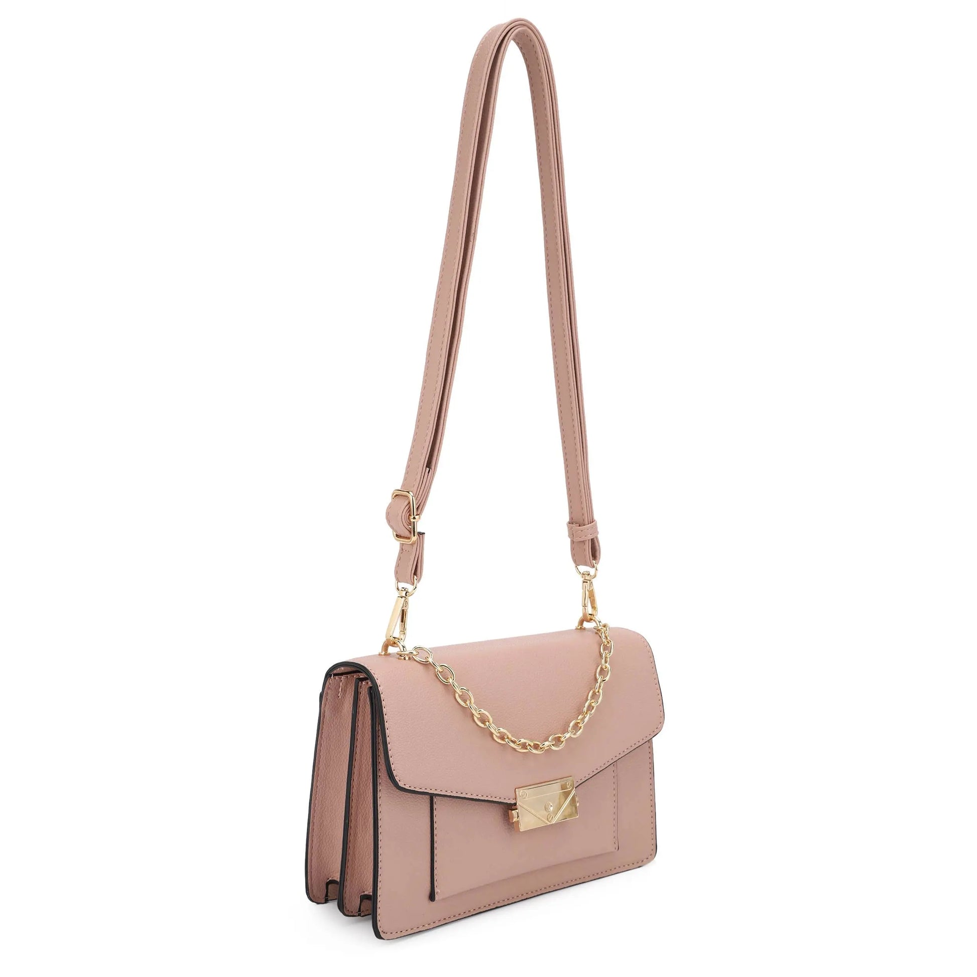 Kayla Urban Charm Crossbody Bag - Light Taupe - Crossbody Bags