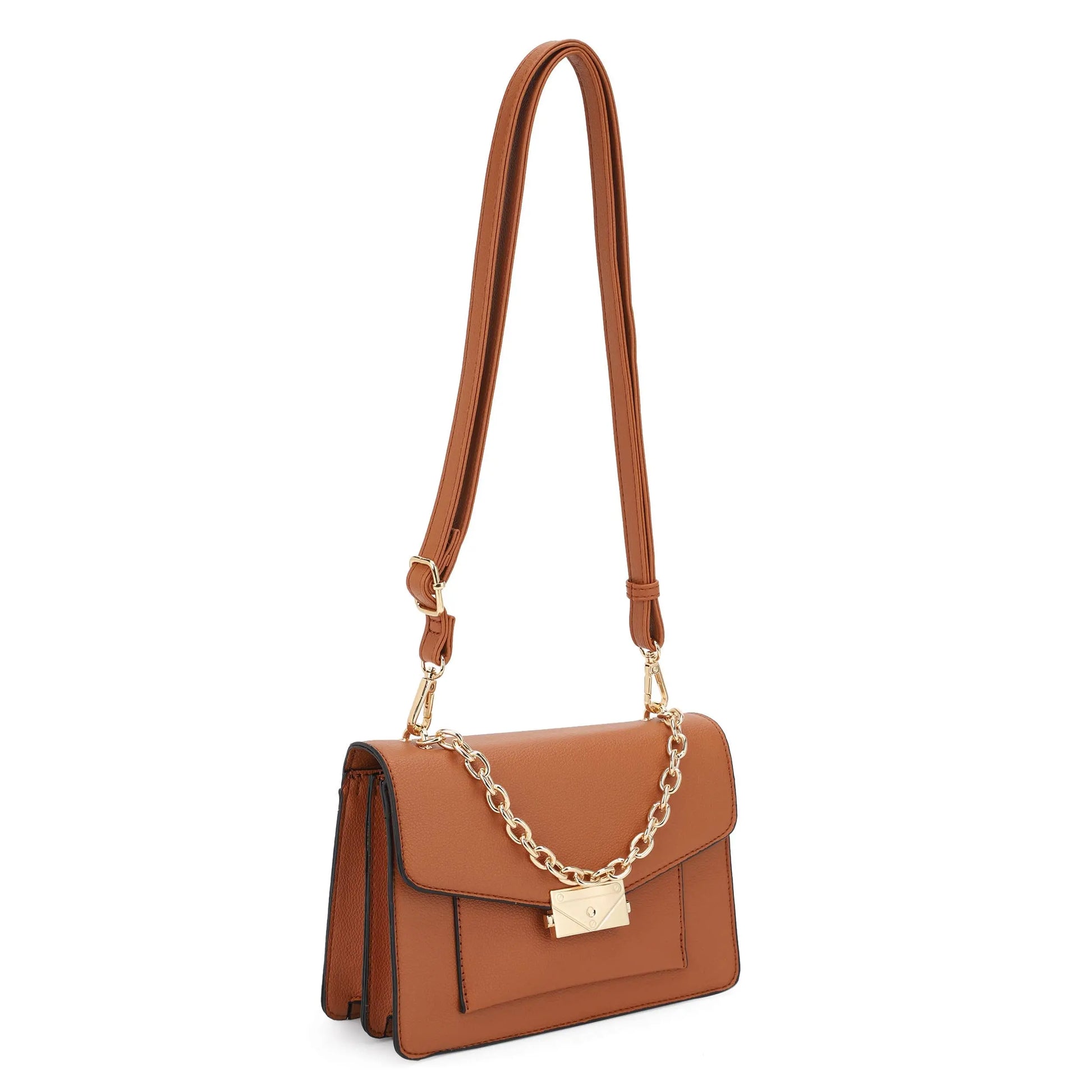 Kayla Urban Charm Crossbody Bag - Light Taupe - Crossbody Bags