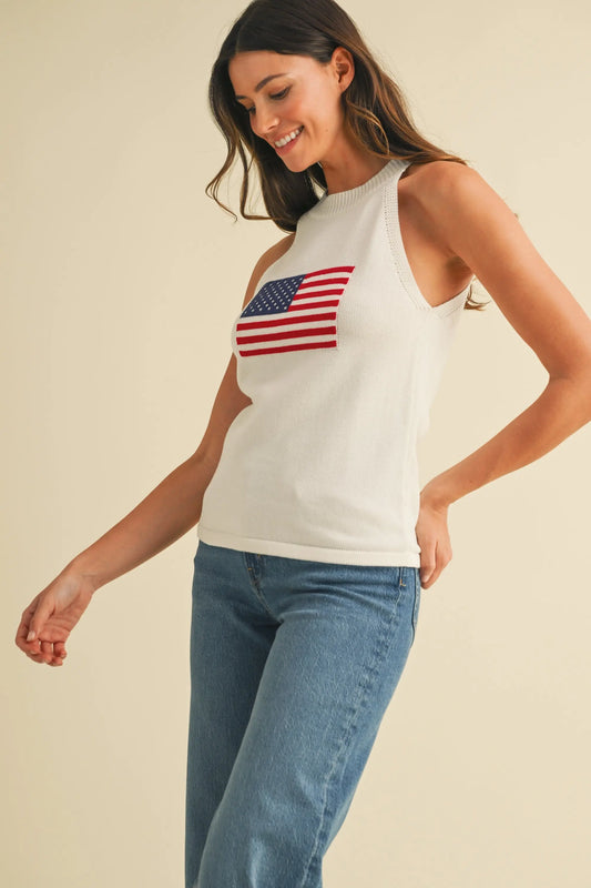 Liberty Knit Halter - Blouse
