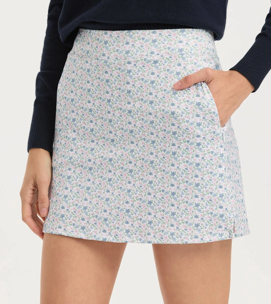 Lily Mini Floral Print Skort - Skorts