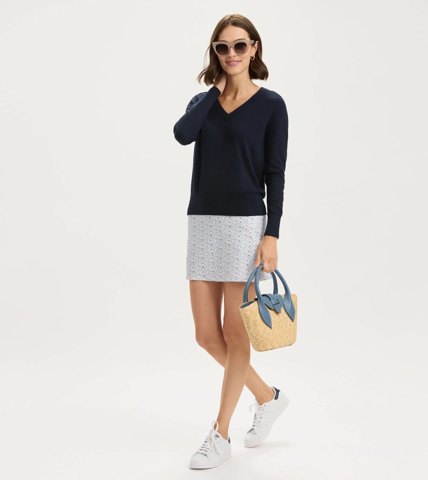 Lily Mini Floral Print Skort - Skorts