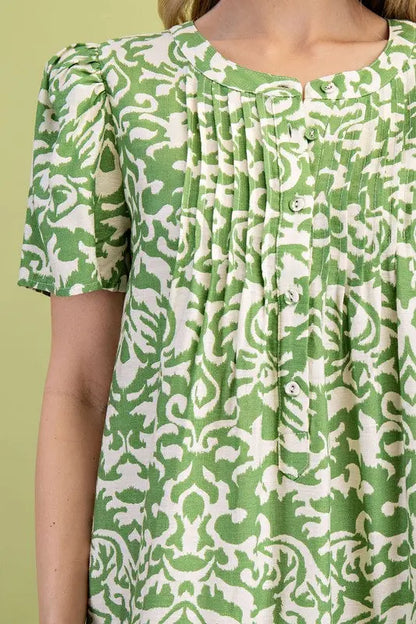 Maeve Pleated Midi Dress - Dresses