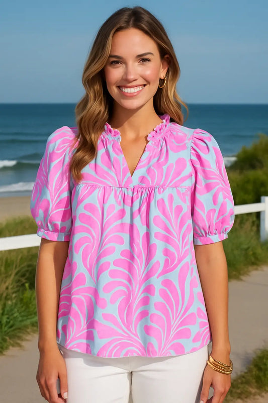 Maggie Sail Away Blouse - Tops