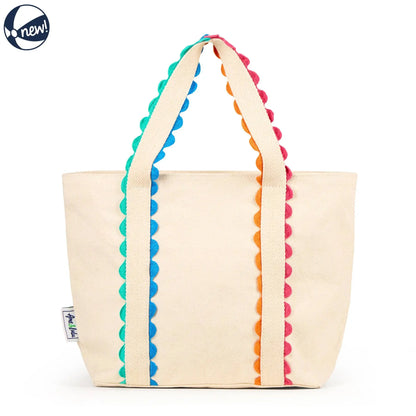 Mini Nantucket Tote – Cabana Striped Handle - Tote Bags