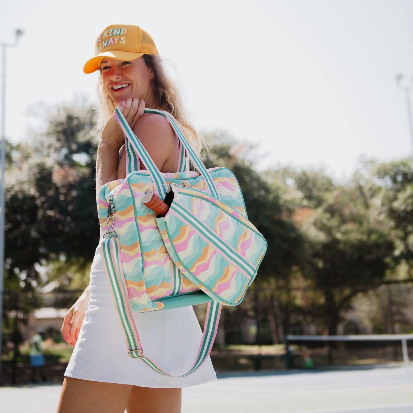 Neon Splash Pickleball Tote - Tote Bags