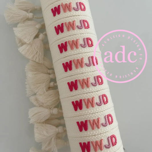 Pink WWJD Bracelet - Jewelry