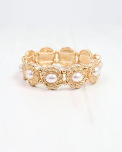 Presley Pearl Stretch Bracelet - Jewelry